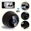 1pc wireless mini surveillance camera, intelligent 2.4Ghz Wifi security indoor and outdoor camera, supporting two-way audio, infrared night vision, motion detection and automatic tracking, baby and pet monitors