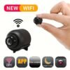 WiFi Surveillance Camera 2.4G Monitor Night Vision Motion Detection Camera Family Security Camera Monitoring Wide-angle Detection IP Camera (not Including SD Card) Without Battery, Christmas、Halloween、Thanksgiving Day Gift