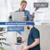 Smart Keyless Entry Door Lock With Electronic Keypad Deadbolt & Lever - Easy Installation & Auto Lock Feature For Front Door Security (Battery Not Included)