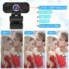 27d22a7957aafca33db8e5d8d27eb170.jpg Webcam, USB Webcam With Microphone, 1080P HD Video Webcam, Streaming Computer Web Camera With 120° Vertically Rotation And 90° Wide View Angle, USB Computer Webcam For PC Laptop Desktop Video Calling