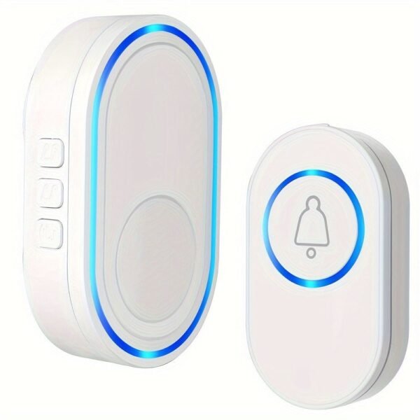 Wireless Doorbell 39 Music LED Flash Security Alarm Smart Home Intelligent US Plug Door Bell Chime Kit