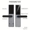 WAFU TT Lock Fingerprint Smart Door Lock Biometric Digital Electric Hotel Door Lock For Home Hotel Office