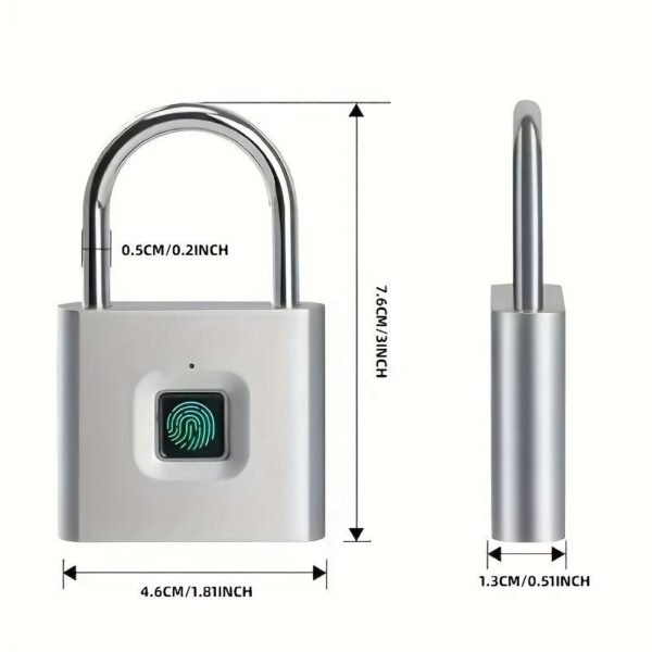 510f12f6751919ae811340b2a1255d9b.jpg Smart Fingerprint Padlock USB Rechargeable Door Lock Biometric Thumbprint Door Padlocks Zinc Alloy Smart Life Unlock