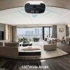 2MP Wifi Security Camera, For Indoor And Home Security, Clock Camera, Temp Showing, 2 Way Audio, Motion Detection, 1080P Night Vision, App Online Viewing, Without SD Card