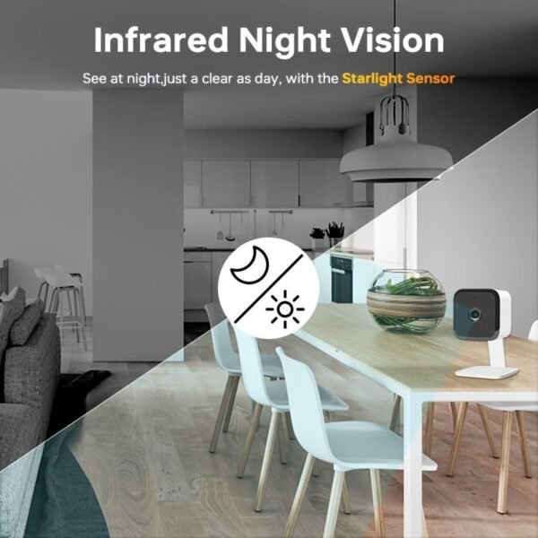 Home Security Camera Indoor 1080P, WiFi Cameras Wired For Pet, Motion Detection, Two-Way Audio, Night Vision, Phone App, Cloud Storage (Need To Pay)/SD Storage (Not Contain)