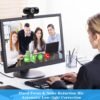 6d4e3ecfc7d07ca9adbe5fb4fb424450.jpg Webcam, USB Webcam With Microphone, 1080P HD Video Webcam, Streaming Computer Web Camera With 120° Vertically Rotation And 90° Wide View Angle, USB Computer Webcam For PC Laptop Desktop Video Calling