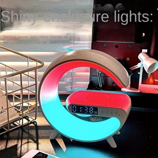 Wireless Multifunctional Mobile Phone Sound System, Atmosphere Charging Speaker, High Aesthetic Value, Small Night Light, LED Birthday Gift