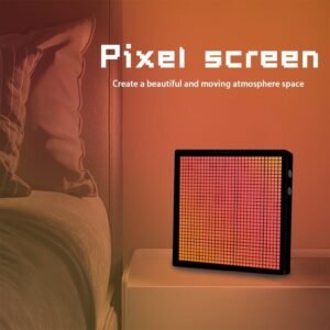 8b040d65afb8163a858aa8b052ff04f2.jpg LED Pixel Display, Programmable LED Screen, App Control Customizable DIY Text Pattern Animation, Wall Mounted Or Desktop Use, Ideal For Home Decor, Art Creation, Game Room, Bars, Car Windshields, Commercials, Hotels, Christmas Gifts