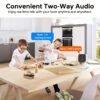 Home Security Camera Indoor 1080P, WiFi Cameras Wired For Pet, Motion Detection, Two-Way Audio, Night Vision, Phone App, Cloud Storage (Need To Pay)/SD Storage (Not Contain)