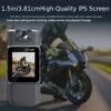 New 1080P HD Portable Law Enforcement Recorder With Screen, Multifunctional Mini Back Clip Chest Camera With Night Vision, Rotatable Lens, Suitable For Electric Vehicles/motorcycles, Property Security, Delivery Personnel, Office, Tourism, Entertainment An