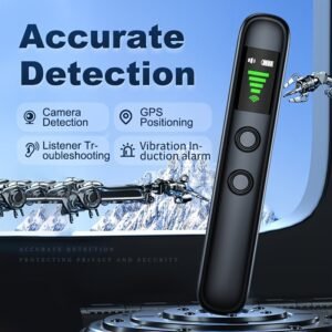 9e03cb4bc648c4195f0700eac17676ed.jpg T66 Camera Detector Bug Detector Detects Cameras, GPS Trackers, Bugs With Infrared Scanning Signal Detection, And Privacy Protector Detective Equipment With Infrared Sensing Function Only, Without Wireless Signal Transmission.