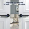 Smart Fingerprint Door Lock Waterproof Door Lock Fingerprint/Code/Key Card/Key 4-1 Unlock Way Gift For Birthday/Easter/President's Day (AA Battery Included)