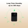 1pc Wireless Video Doorbell With Camera, Wide Angle Intelligent Visual Camera, WiFi Security Door Doorbell, 2-Way Audio HD Night Vision Only Support 2.4G Wifi Camera Build In Battery