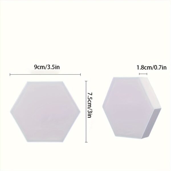 6pcs Music Sync Hexagon Lights - Smart APP And Remote RGB Wall Light Hexagonal Modular Light Honeycomb Shape Panels LED Lights For Bedroom And Study Decor
