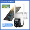 3G/4G LTE EU Cellular Security Camera Solar With SIM Card (Verizon AT&T T-Mobile), Wireless Outdoor No WiFi Security Camera, 2K HD PTZ Night Vision Motion Detection 2 Way Talk SD&Cloud Storage(Support Europe Coutries Only )