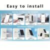 Security Camera Wireless Outdoor, 2K 3MP Night Vision With Spotlight, Wire-Free Battery Solar Powered, Human Detection, With Solar Panel, PIR Human Detection, 2-Way Talk, Waterproof, SD Card/Cloud Storage, Security Cameras Wireless Outdoor, Flood Light So