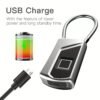 Fingerprint Lock, Smart Lock, Outdoor Box Lock, Luggage Lock, Fingerprint Padlock, Portable Fingerprint Lock, Gym Locker, Waterproof Rabbit Electronic Smart Lock Head