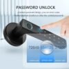 Fingerprint Password Mobile Phone App Smart Lock Digital Electronic Room Door Handle Lock