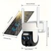 3G/4G LTE EU Cellular Security Camera Solar With SIM Card (Verizon AT&T T-Mobile), Wireless Outdoor No WiFi Security Camera, 2K HD PTZ Night Vision Motion Detection 2 Way Talk SD&Cloud Storage(Support Europe Coutries Only )
