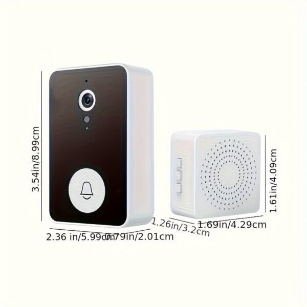 f11d0fba-20a2-4287-b109-b23203ed2a20-1.jpg Smart Doorbell, Smart Wireless Remote Video Doorbell Intelligent Visual Doorbell, Home HD Night Vision Wi-Fi Security Door Doorbell.